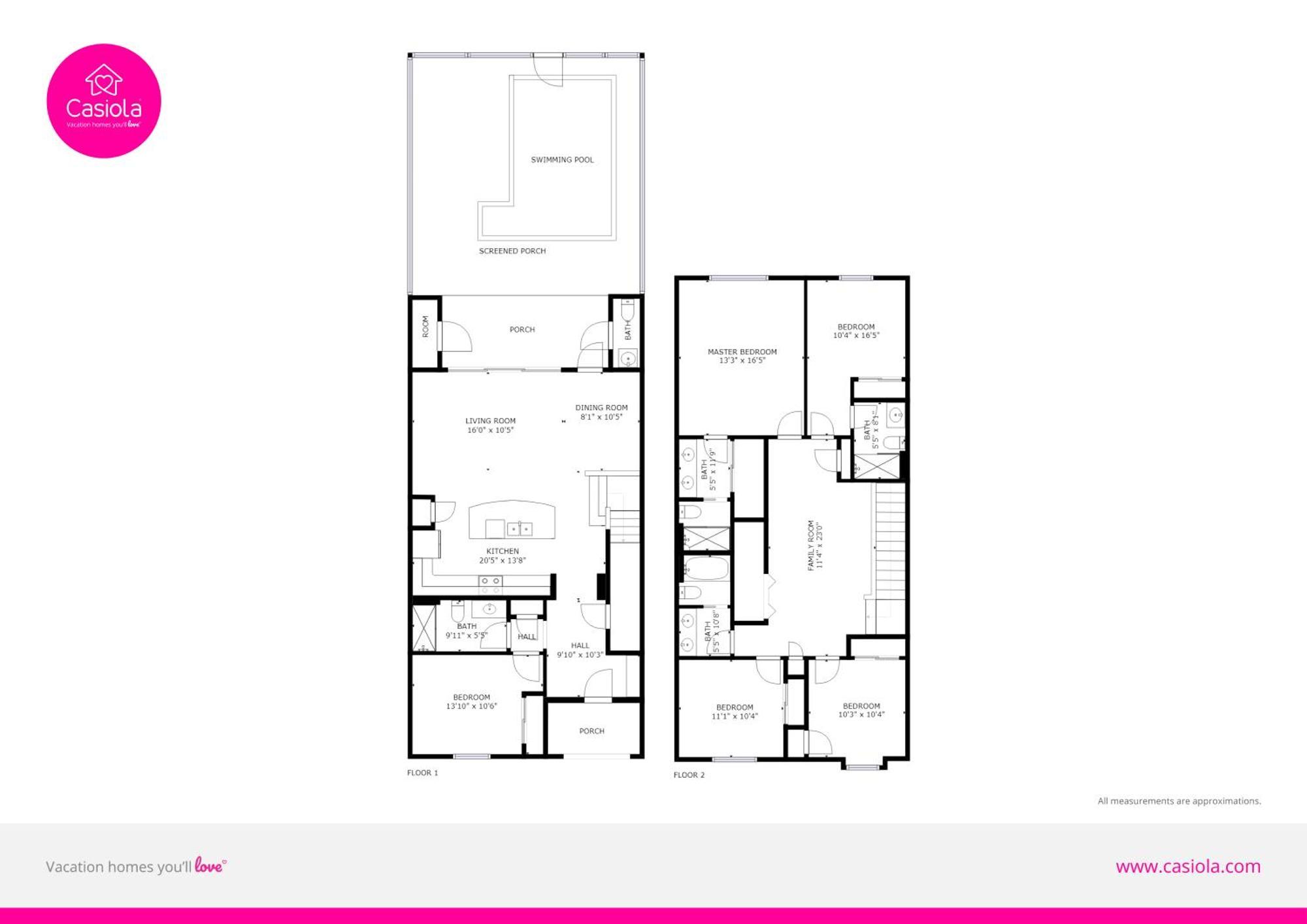 Beautiful Townhome Wprivate Pool 7 Mi To Disney คิสซิมมี ภายนอก รูปภาพ