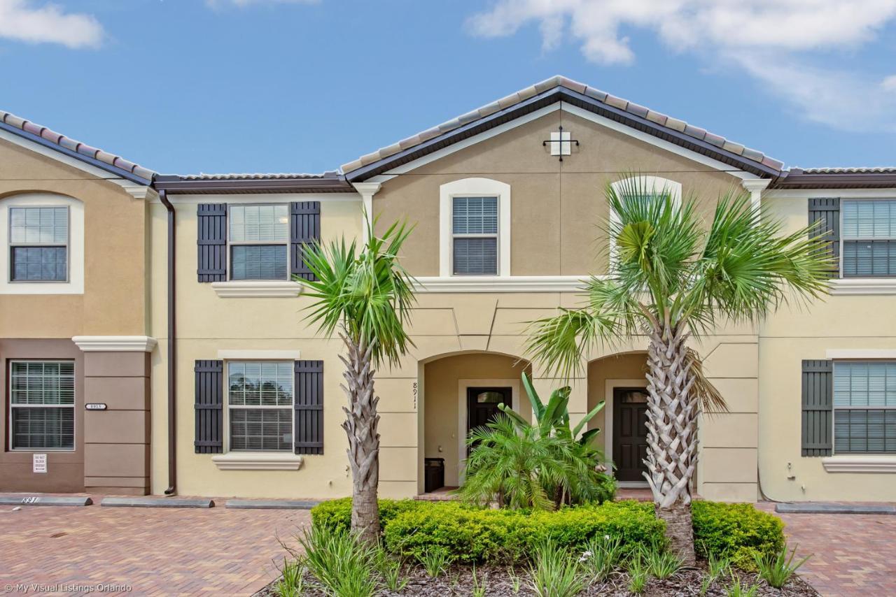 Beautiful Townhome Wprivate Pool 7 Mi To Disney คิสซิมมี ภายนอก รูปภาพ