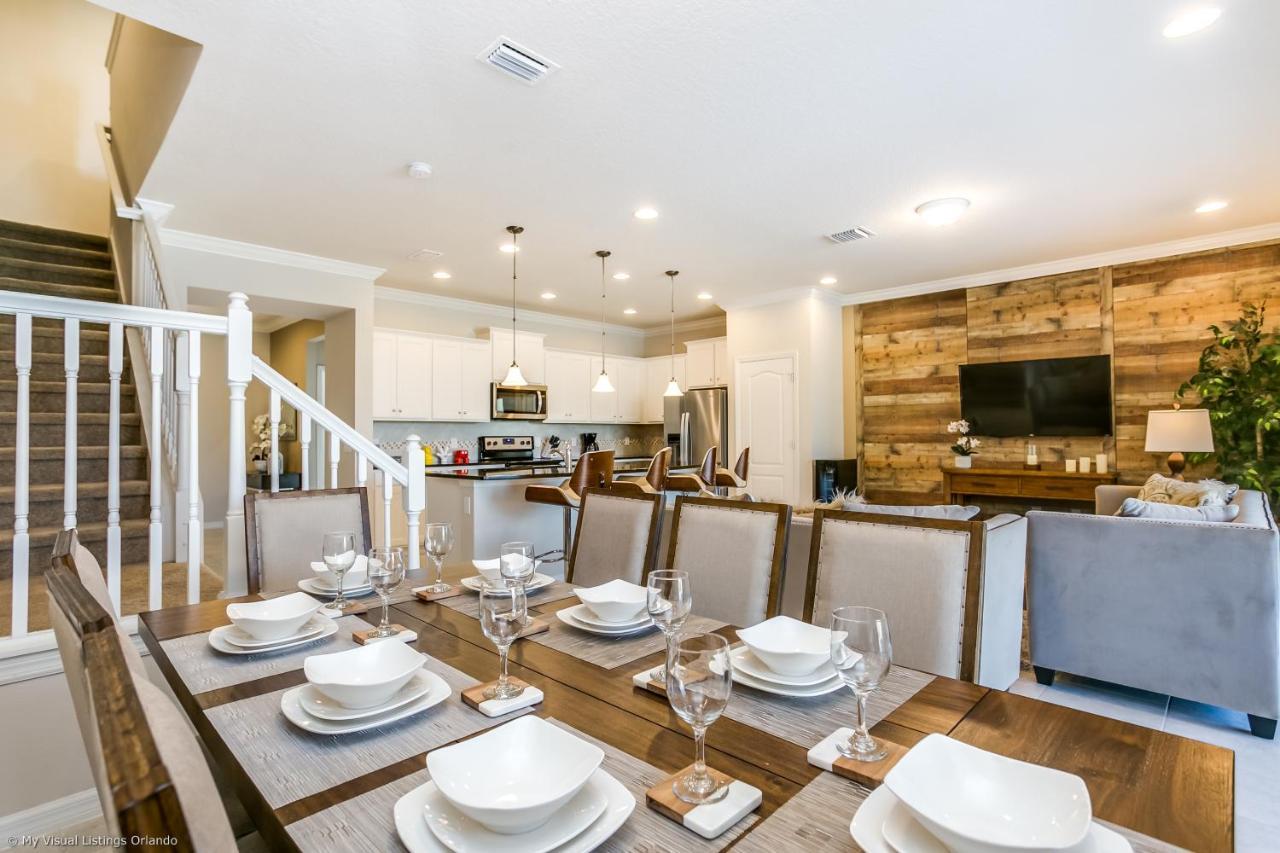 Beautiful Townhome Wprivate Pool 7 Mi To Disney คิสซิมมี ภายนอก รูปภาพ
